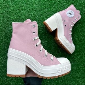 Converse Chuck 70 De Luxe Heel X Hi Static Pink